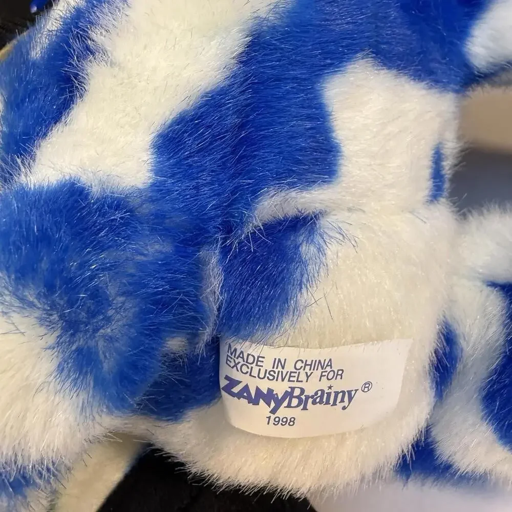 20" Vintage 1998 Zany Brainy Zipes Zebra Plush Toy W/ Baby Zebra - Picture 7 of 9